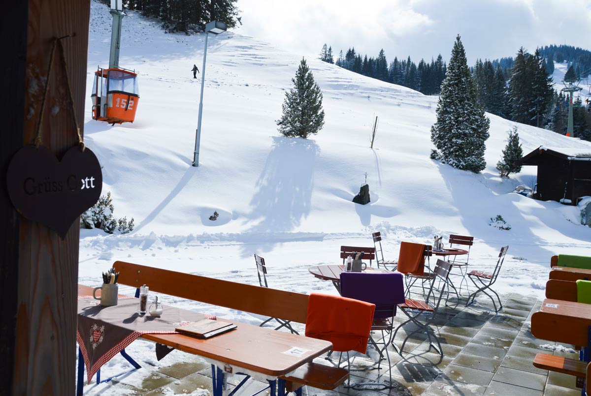 Kleine Pause im Winterwonderland