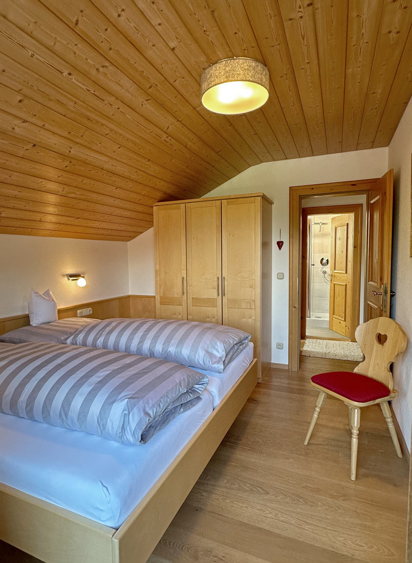 Blick vom Schlafzimmer in den Flur