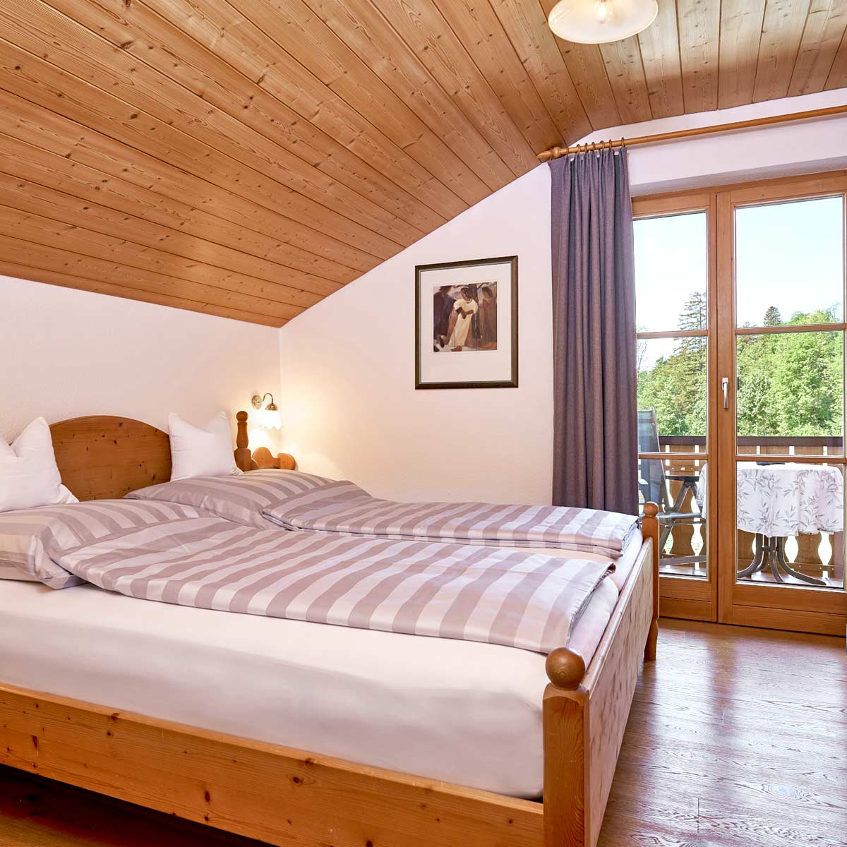 Fewo Rauhornblick Schlafzimmer