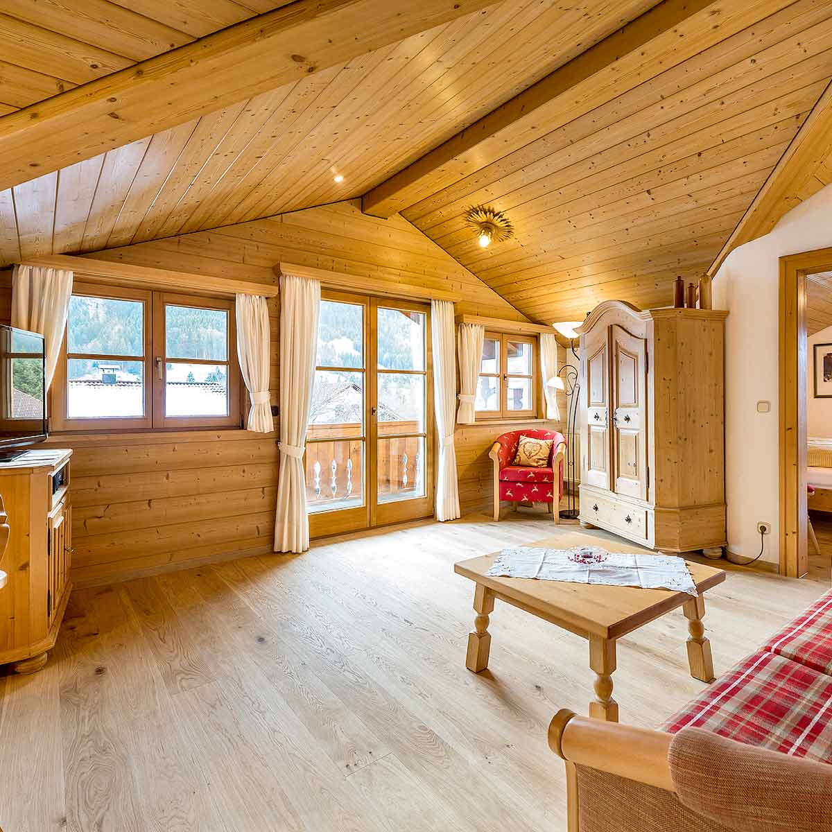 Fewo Rauhornblick Wohnzimmer